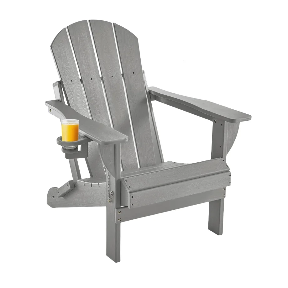 

High Quality Wholesale Outdoor Furniture Waterproof Folding Patio Garden Beach Chair Recycled Plastic White Adirondack Chairs