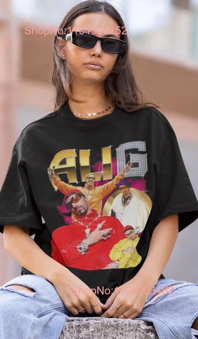 Kaus ALI G Homage 90 s Vintage, lengan panjang atau pendek