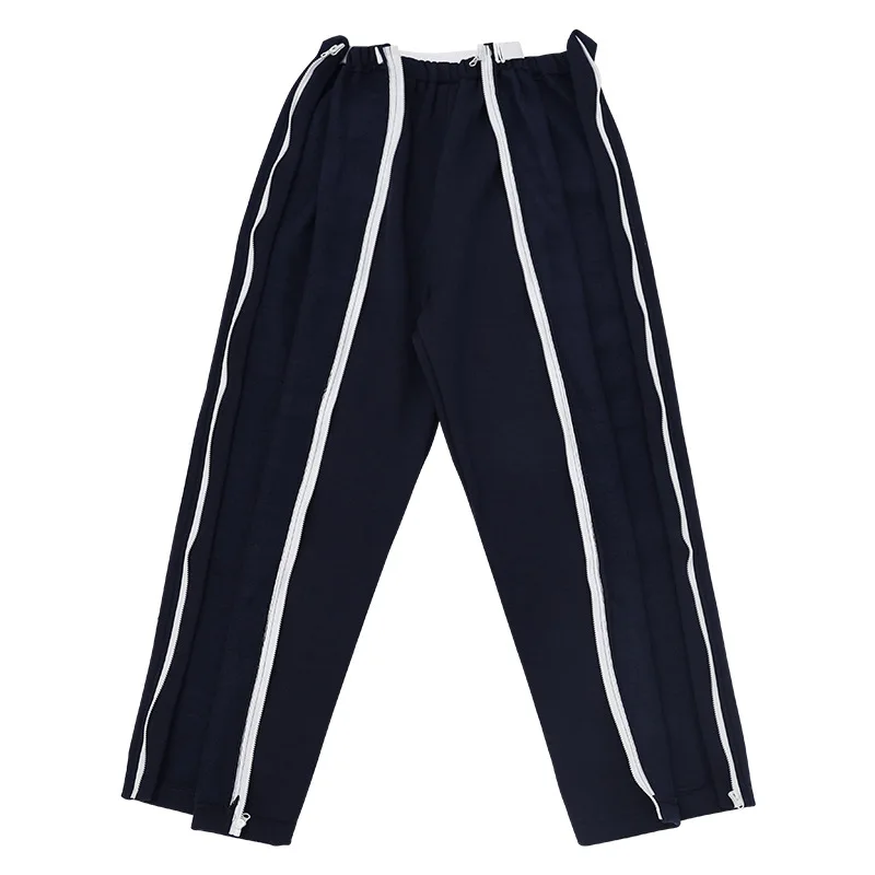 Easy On and Off Bilateral Zipper Pants for Elderly Care, Post-Fracture Paralysis Bedridden Convenience Pants