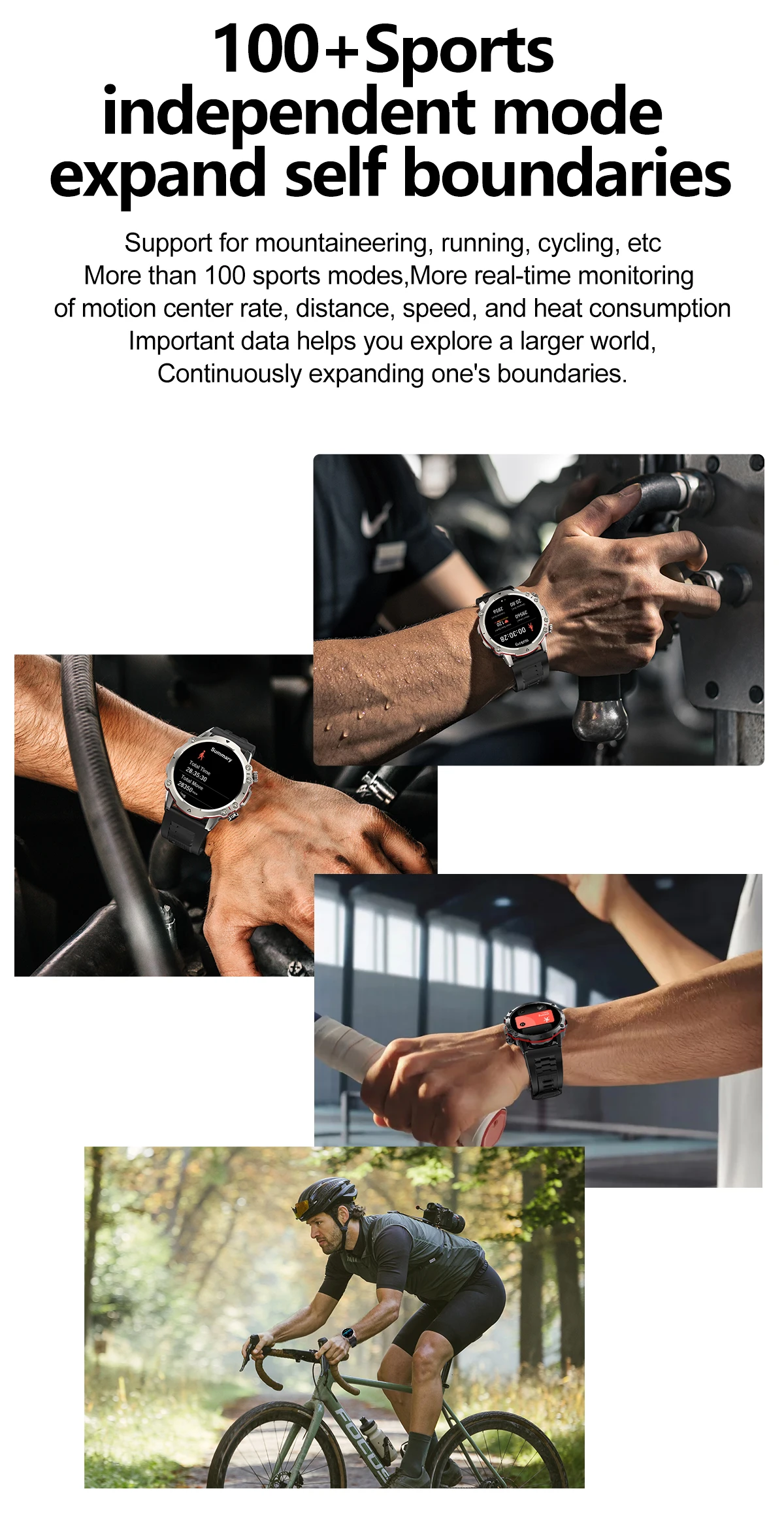 Smartwatch AMOLED Smart Watch Men Bluetooth Call Sports Fitness Tracker Custom Dial Always Display IP68 waterproof  Android IOS