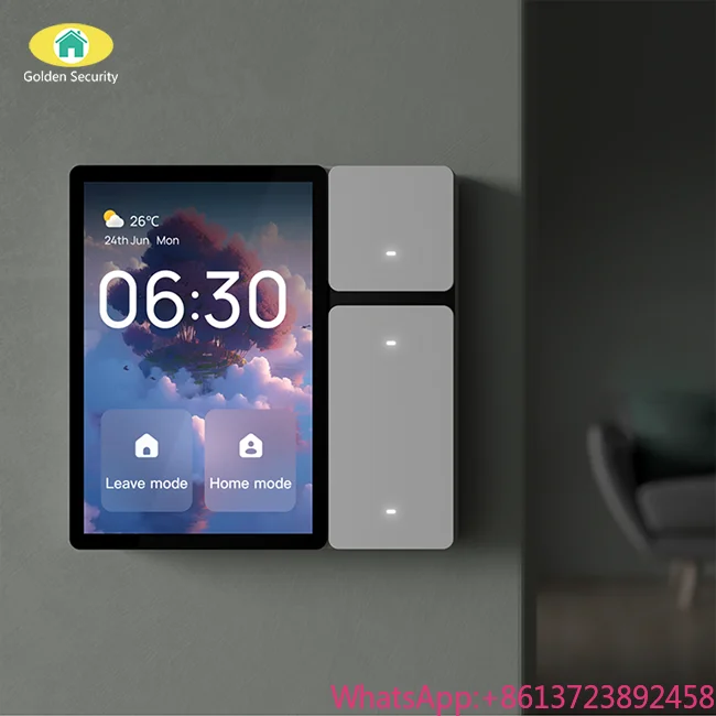 

3.5 Inch Tuya Mini Control Switch Smart Panel with IR Controller 3 Gang Relay Switch Smart Home Control Panel Smart Home Product