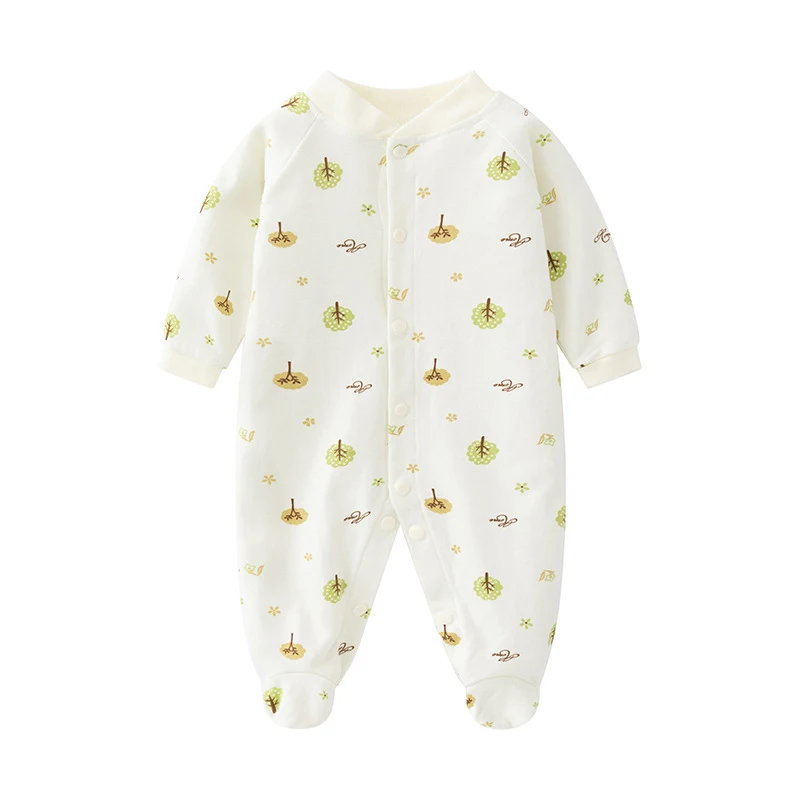 

Spring Newborn Girl Rompers 100% Cotton Cartoon Jacquard Kids Baby Girls Bodysuits Toddler Baby Boy One-piece Jumpsuits Overalls