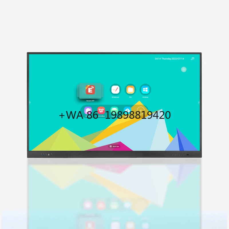 

65/75/86 Inch Interactive Flat Panel Display 3840*2160 Interactive Display Panel RAM 4GB ROM 32GB Interactive Panel 86