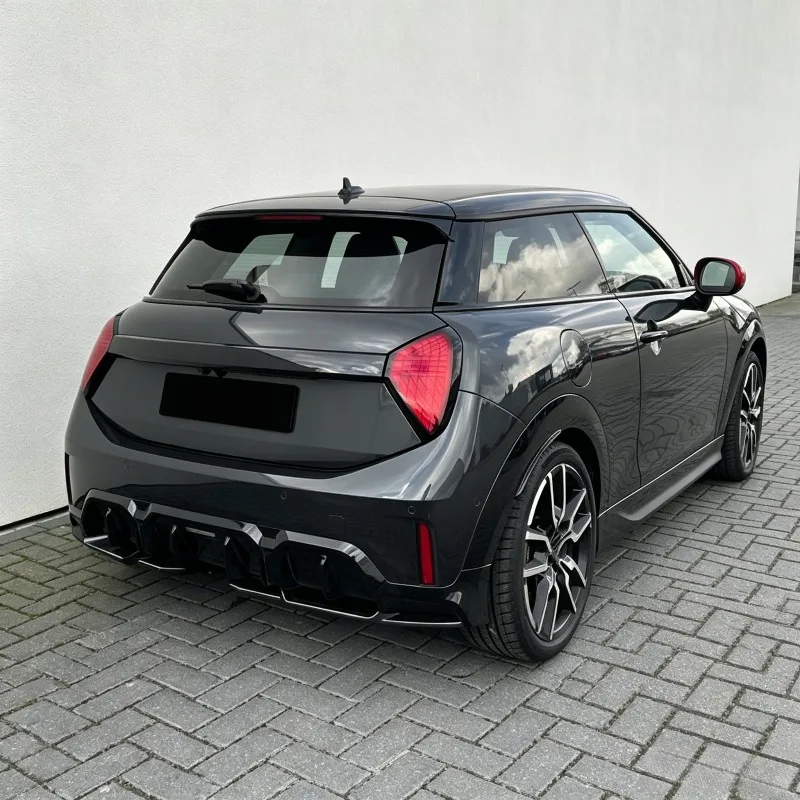 Rear Lip Diffuser Splitter For Mini Cooper F65 F66 2024+ JCW Style Rear Bumper Aero Exterior Modification Auto Spare Parts