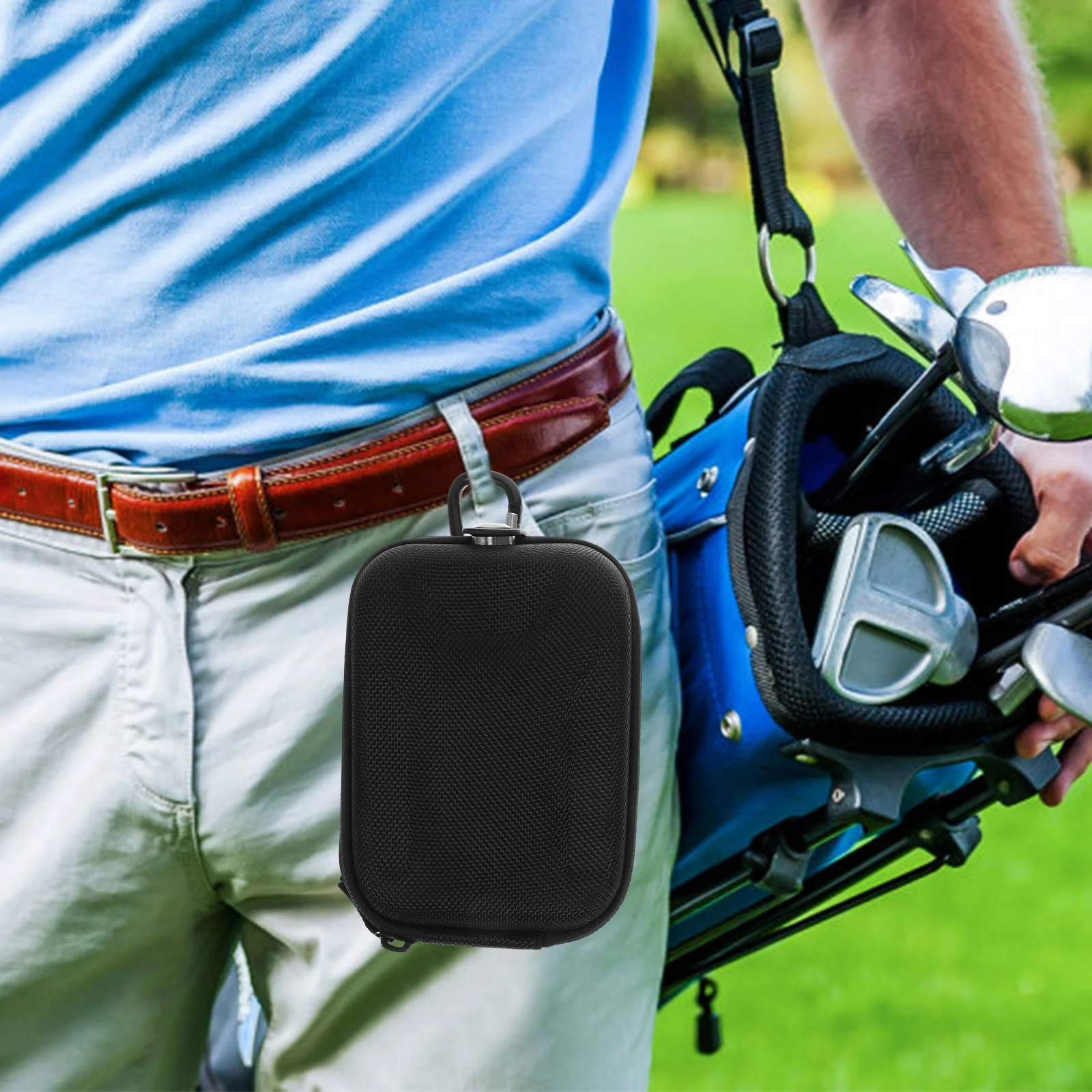 

Golf Rangefinder Storage Bag Rugged Eva Storage Case Portable Shockproof Protective Pouch Small Compact Organizer for Golf