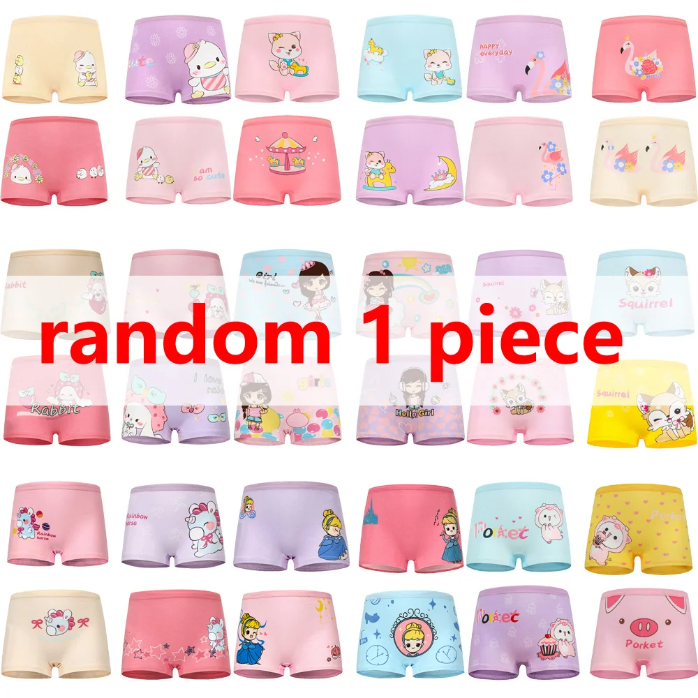 1/4/8/12 Pcs Kinder Mädchen Höschen Sets Baumwolle Ziemlich Niedlichen Cartoon Einhorn Druck Kind Unterwäsche für mädchen Kind Boxer Atmungsaktiv