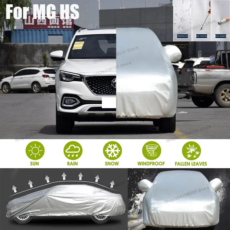 

For MG HS Auto parts Anti snow Anti dust Sunscreen Anti-uv Anti peeling paint And Anti Rainwater 210t car cover Car cover