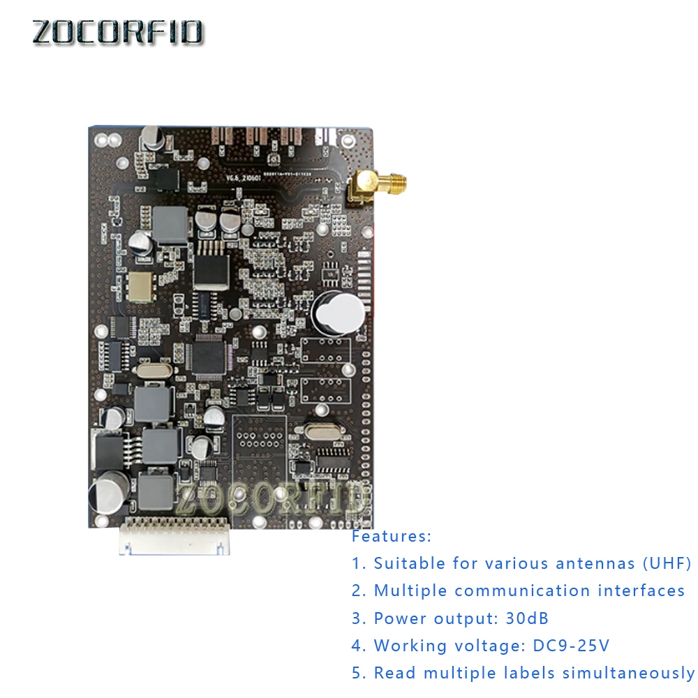 Mini Embedded 0-15M Long Range UHF RFID Reader Module Arduino Raspberry PI 860-960Mhz with One Antenna Port Module