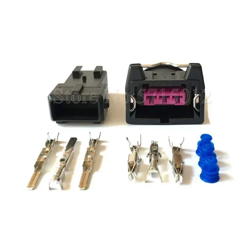 3 Hole Stepping Motor Idling Engine Socket Electrical Wire Connector EV1 For Bosch