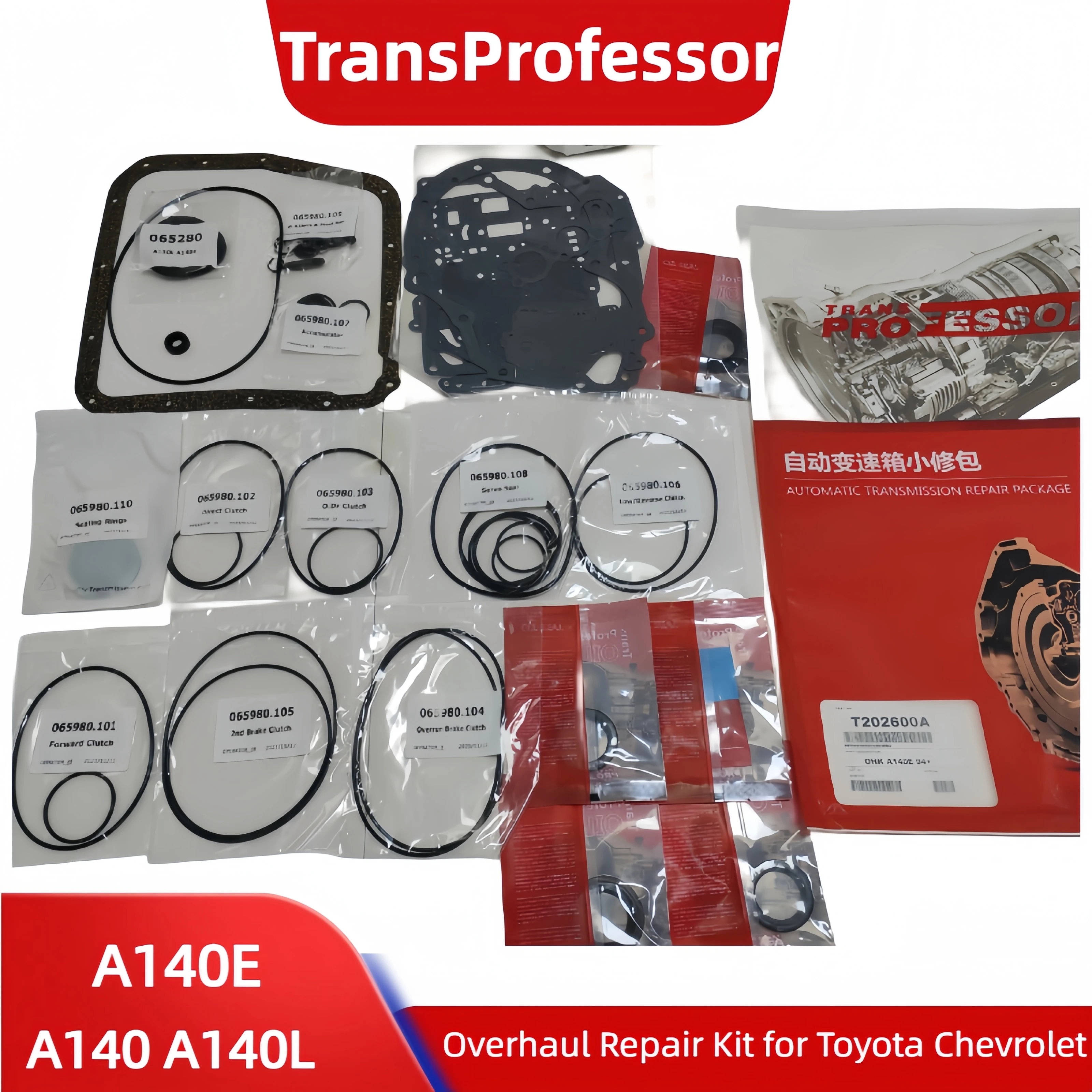 

TOYOTA A140E A140 A140L Transmission Overhaul Repair Kit for Toyota Chevrolet CAMRY OHK Oil Seals Gaskets Rebuild Set