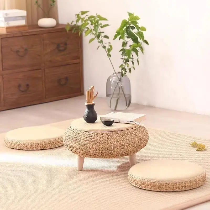For Tatami Internet celebrity coffee table bay window small table kang  bedroom home simple windowsill low  rattan