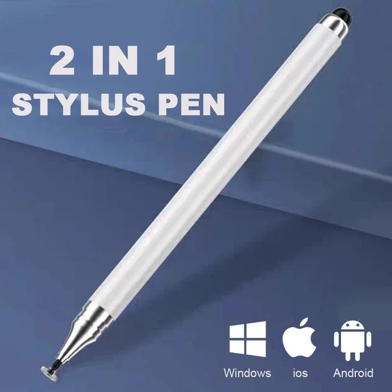 Universal 2 In 1 Stylus Pen For iOS Android Touch Pen Drawing Capacitive Pencil For iPad Samsung Xiaomi Tablet Smart phone