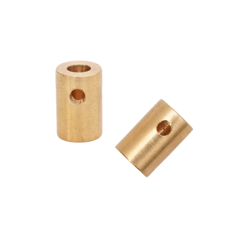2PCS Hole 4mm/5mm Adapter Cylinder for 25T Standard Servo Head Brass Linkage Coupler RC Model Robot Disc Servo Extension Pillar