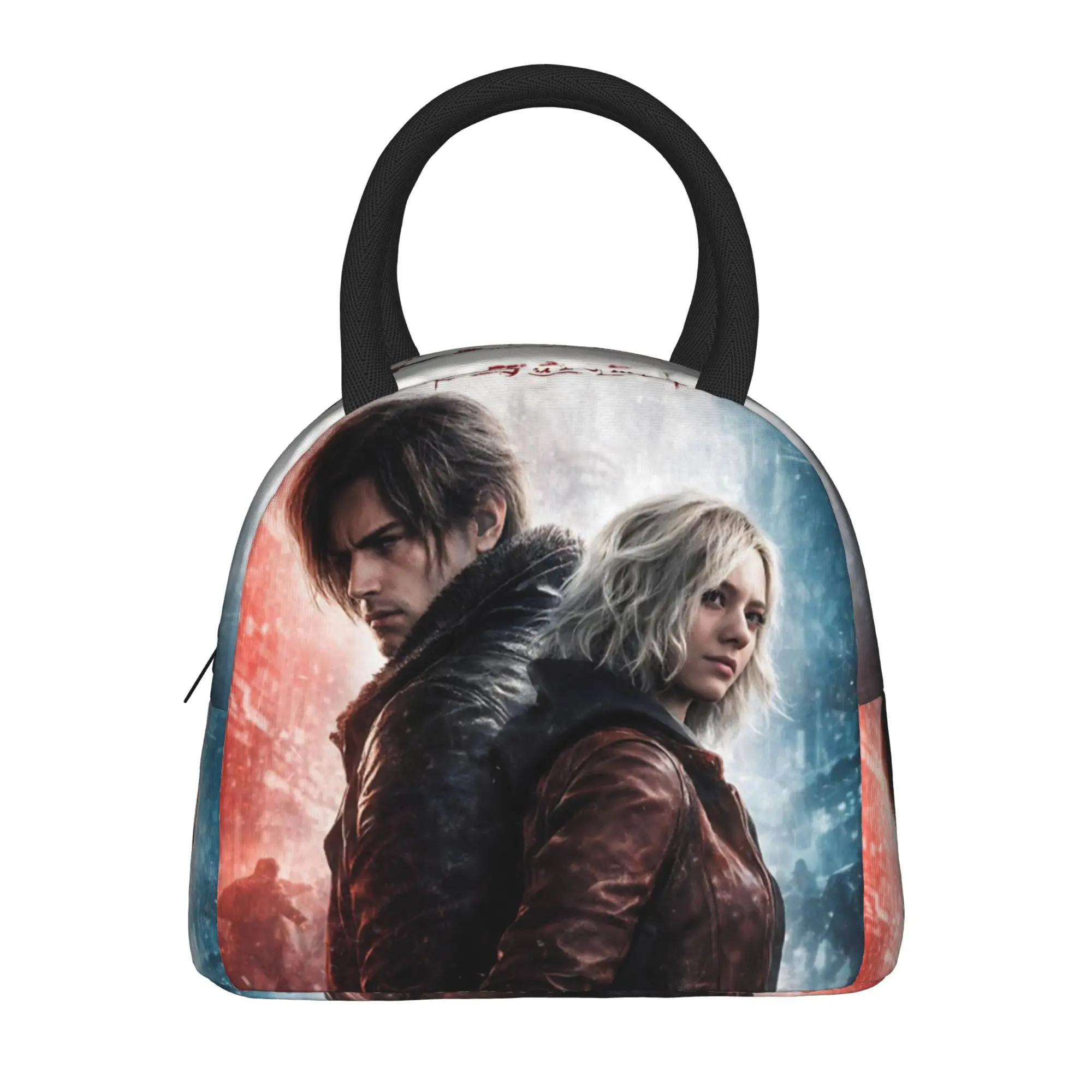 Leons Keneddys Residented Evils Lunch Bag for Men Women Storage Food Box Reusable Cooler Thermal Bento Box For School Office