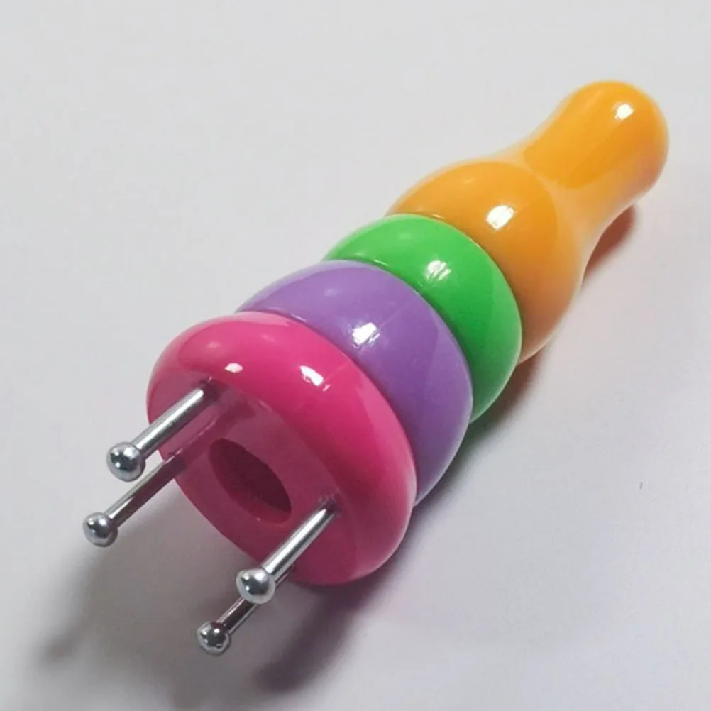 

2Pcs Plastic Knitter Not Easily Broken Deformed Perfect for Woolen Cotton Silk Yarn DIY Knitting Weaving Projects