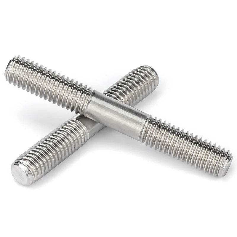 3-20pcs M3 M4 M5 Stud Bolts Screw Rod Tooth Stick Double Head Stud Srod Bolt 304 Stainless Steel Thread Rod 20 - 250mm image 6
