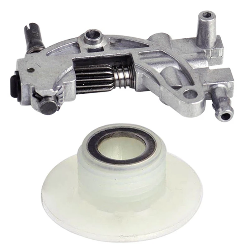 Filtro da bomba de óleo para motosserra, mangueira, bico de óleo, turbina Kit para 4500, 5200, 5800, 45CC, 52CC, 58CC, 5pcs