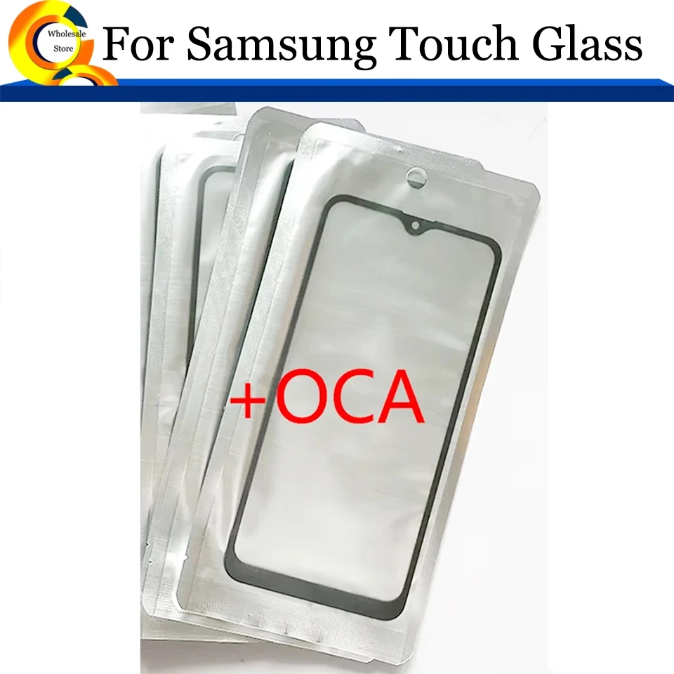 10Pcs\Lot Szkło przednie ekranu dotykowego z OCA do Samsung Galaxy A05 A05s A55 A35 A25 A54 A34 A24 A15 A14 4G 5G Naprawa szkła zewnętrznego — zdjęcie 6