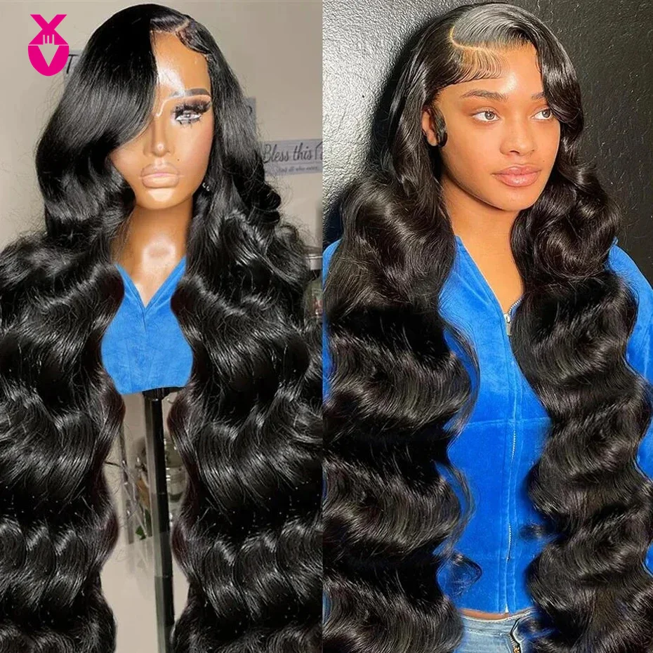 

Body Wave Lace Front Wig Human Hair 13X4 Lace Front Human Hair Wigs 32 Inch Hd Transparent Lace Frontal Wigs Pre Plucked "