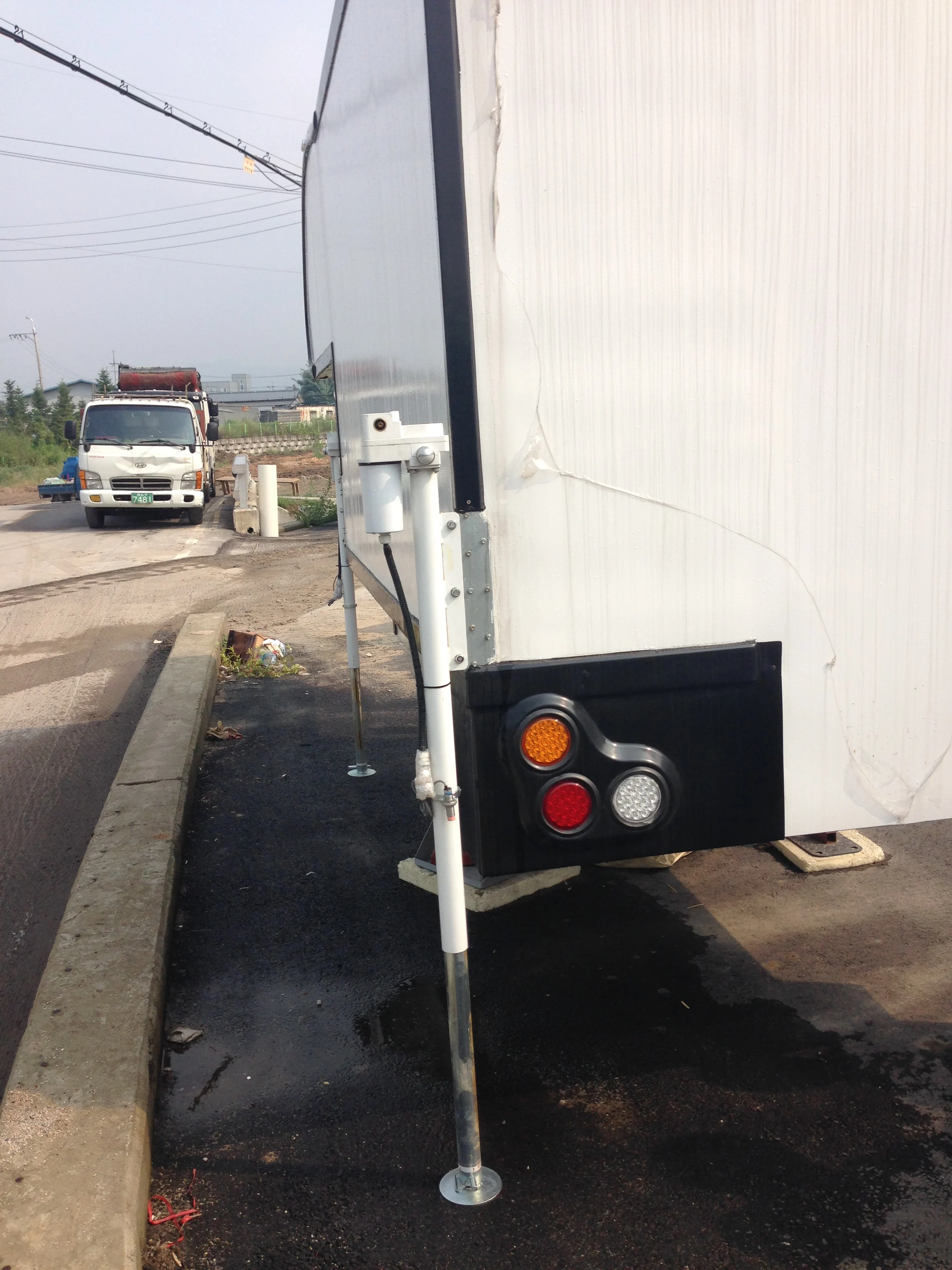 3500lbs Electric Camper Jack HH-3500-1 12V DC Steel RV Tongue Jack With Built in LED Night Work Light