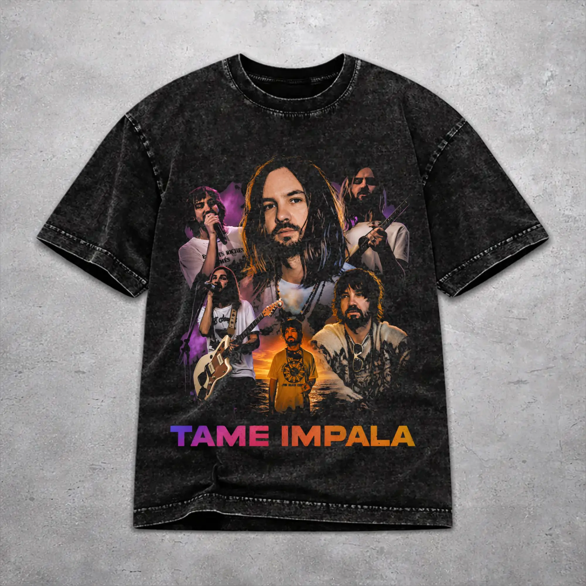 Novelty Men Women Tame Impala Deadbeat Tour 2026 Tee Shirt Cotton Washed  T Shirts Tops