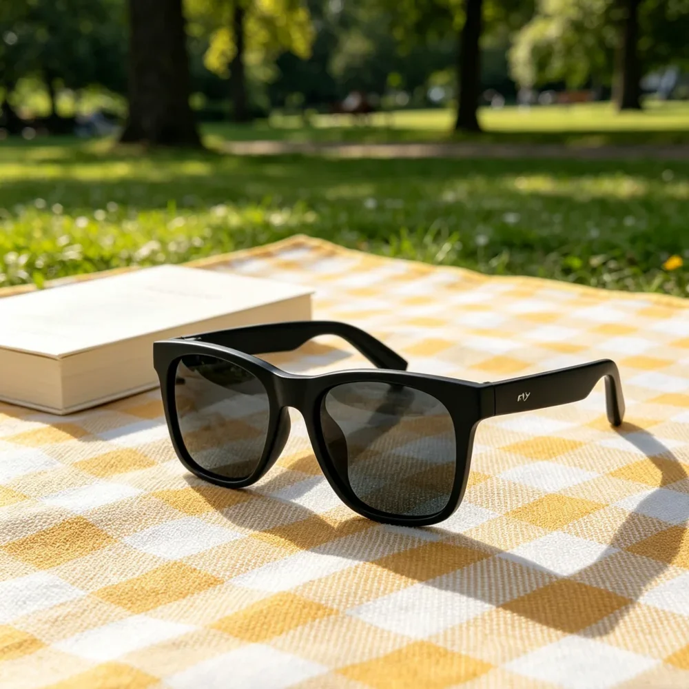 

Color Changing AI Smart Sunglasses 800W Camera Video Recording Real Time Translation Bluetooth Eyewear For Men