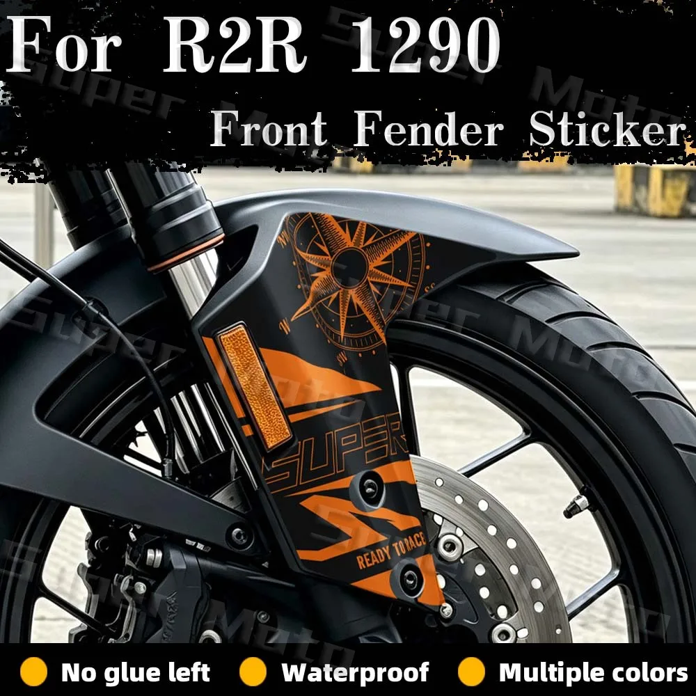 For 1090 1190 ADV 1290 Super Adventure S 2018-2022 Motorcycle Sticker PVC Front Fender Shock Decorate Decal Waterproof Accessory
