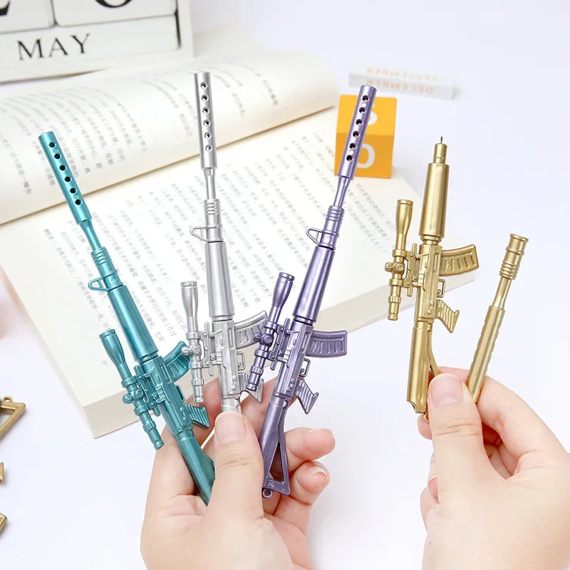 Wholesale creative machine gun styling gender-neutral pen, novelty student stationery, office signature pen