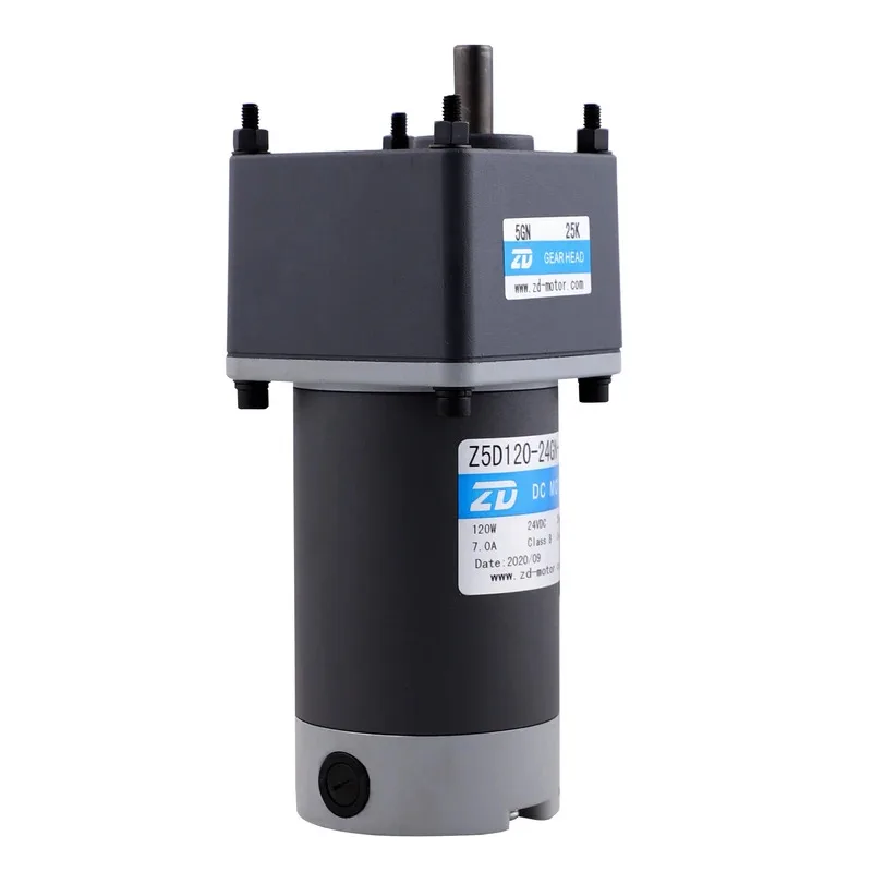 ZD 저속 고토크 12V 24V 90V 마이크로 브러시 DC 기어 모터 자석 브레이크 인코더 60mm-104mm 10W 40W 60W 90W 200W 300W