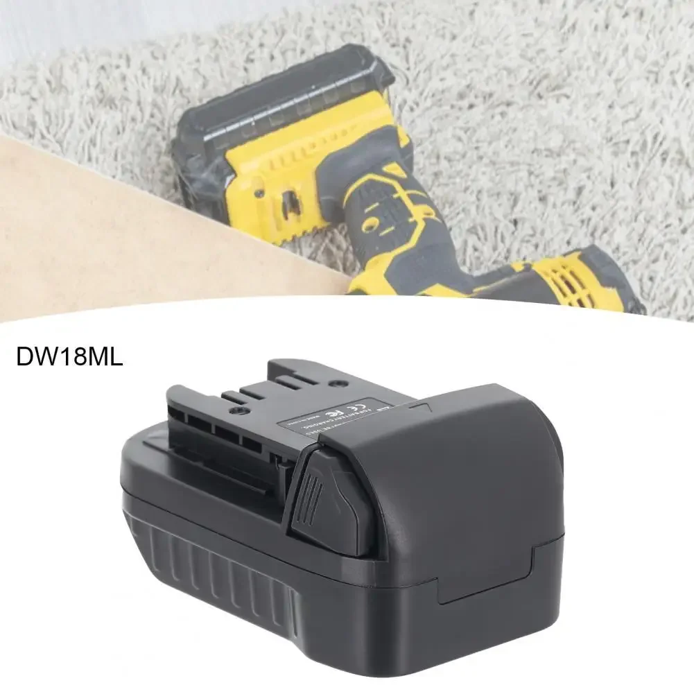 Imagem -03 - Converter Adaptador de Bateria para Milwaukeee Dewalt 18v Bateria 20v Li-ion Power Tool Use Dw18ml