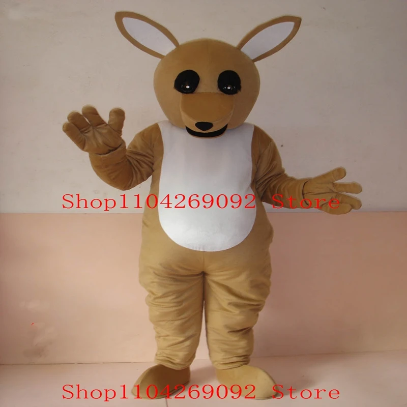 

kangaroo Mascot Costume Cartoon Deer Mascotter Birthday Anime Cosplay Costumes Character Party Maskote Halloween Carnival Suits
