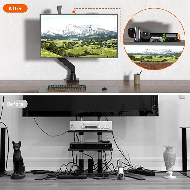 VESA Monitor Holder VESA Mount Monitor TV Back VESA Holder VESA Mounting Bracket