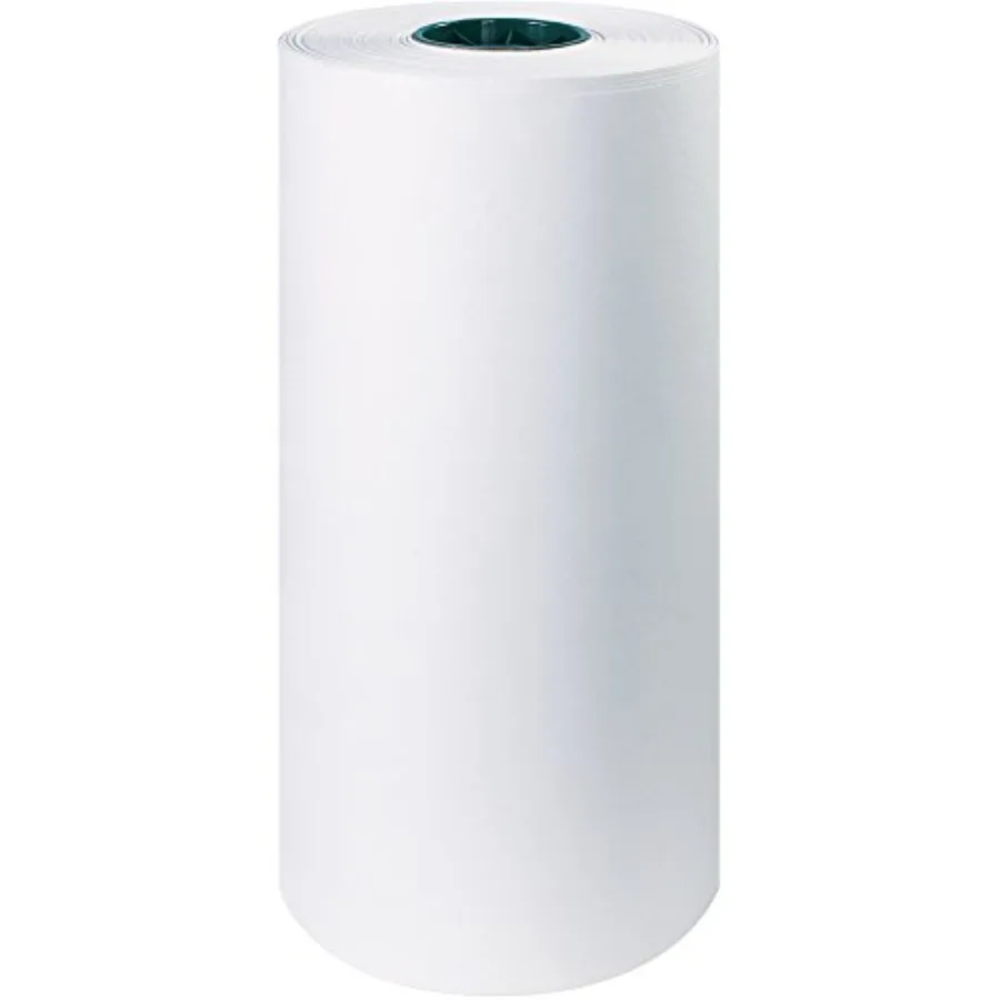 

Butcher Paper Roll 18 Inches x 1000 Feet White 1 Roll Food Grade Wrapping Paper Made in the USA