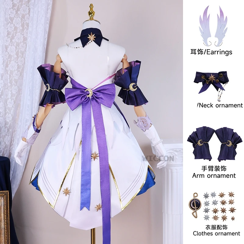 Robin Cosplay Costume Dress Honkai Star Rail Halovian Carnaval Anime Party Role Play Women Fancy Uniforms Halloween Clothing