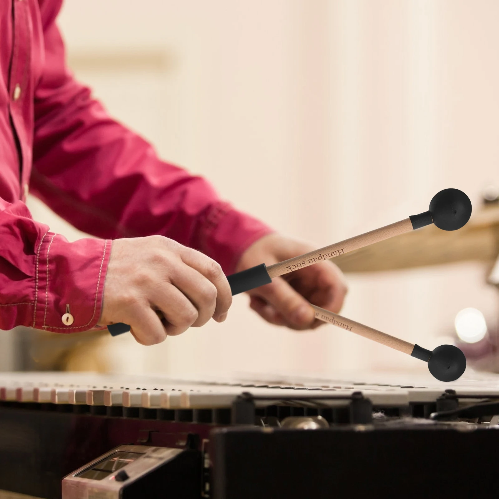 

2 Pcs Beginner Ethereal Drum Stick Drumsticks Mallets Microphone Pool Percussion