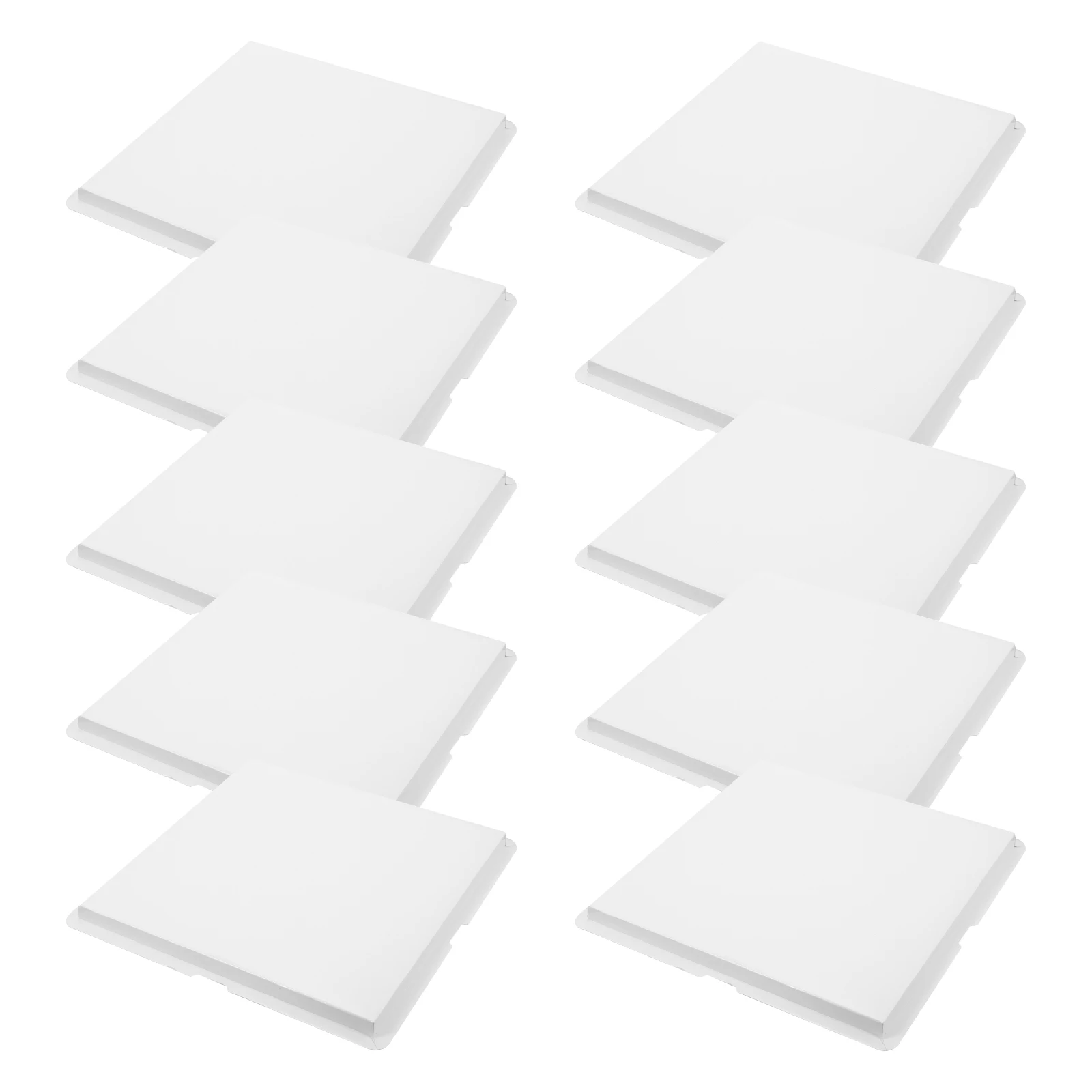 

10 Pcs Platter Square Cardboard Pad Boards 8 Inch Dessert Plate Food Tray Coffee Table Tray Birthday Cake Board Party Cake Plate