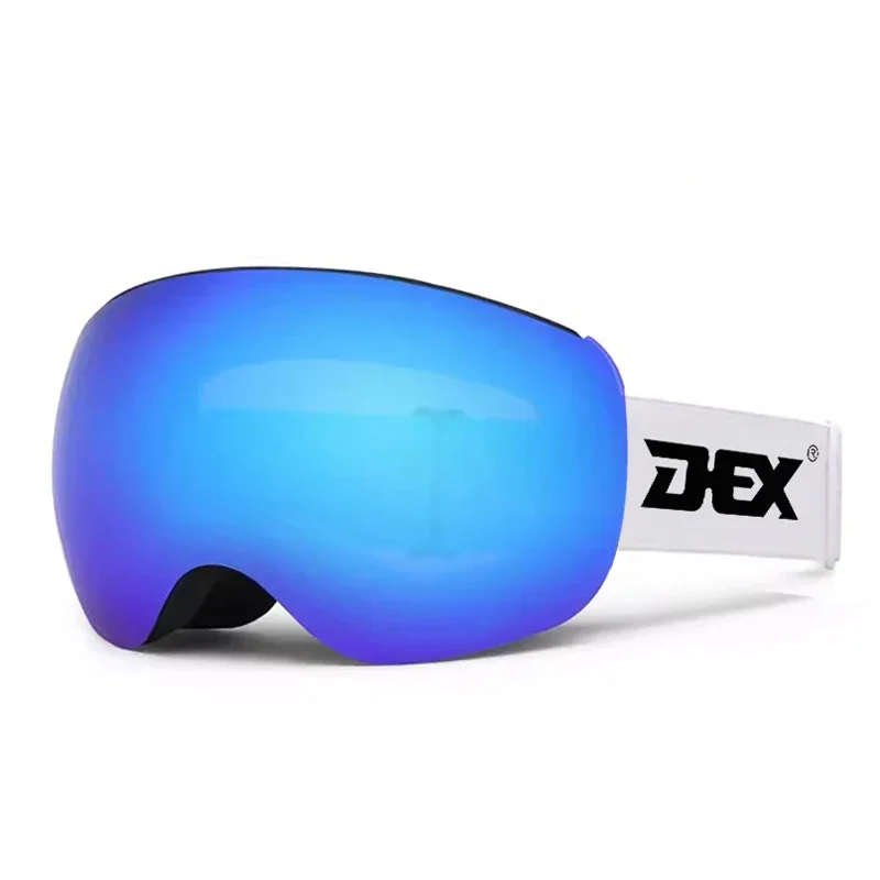 Neue Anti-Fog UV400 Wechsel gläser Schnee brille TPU Rahmen benutzer definierte Snowboard Ski brille Magnet linse