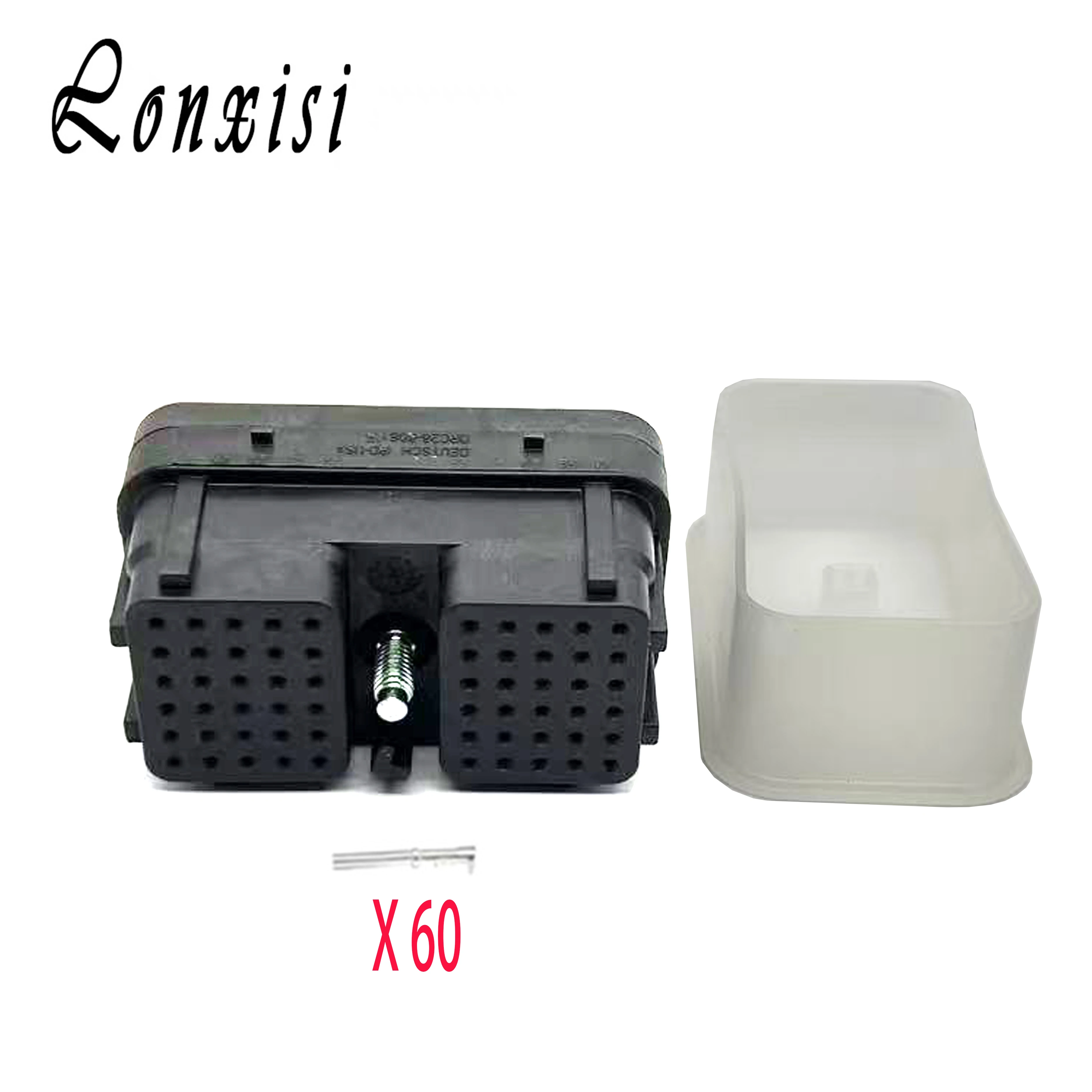 60 Pin DRC26-60S05 Deutsch Plug TE Female Connector Automotive Waterproof Socket 60pcs Terminal