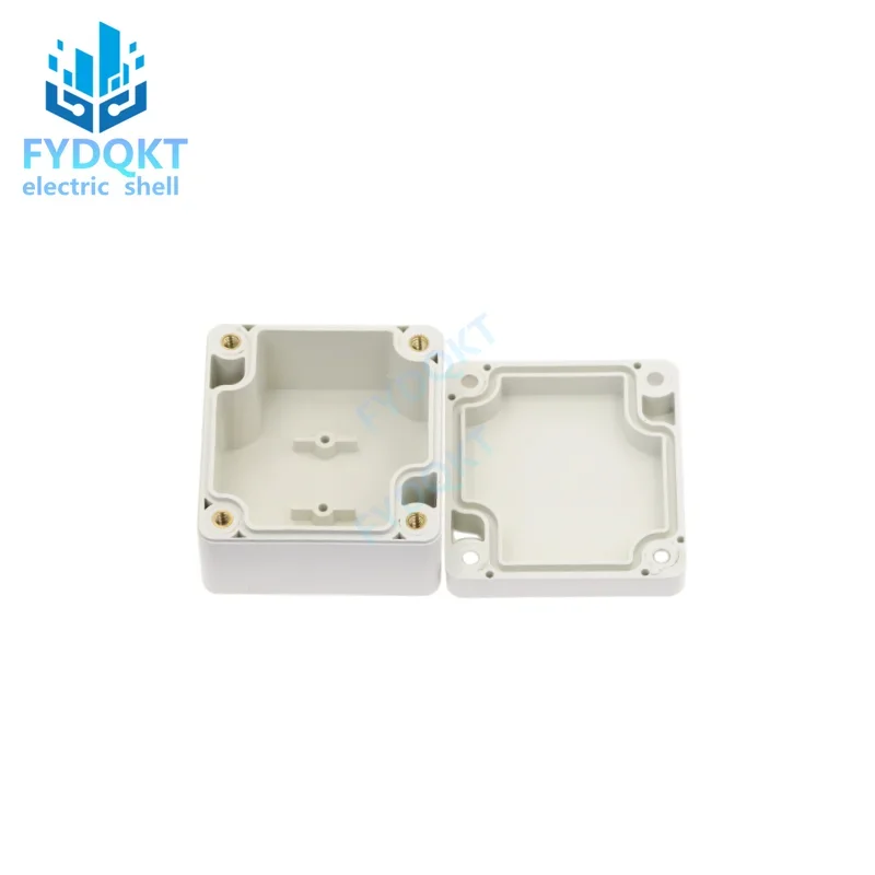 1pcs Grey Black 65x58x35mm ABS Plastic housing Security power supply  Electronic instrument Outdoor wiring waterproof box