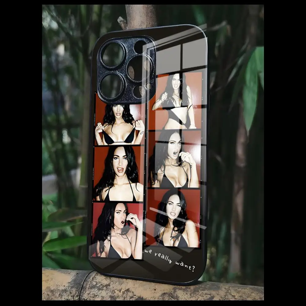 Megan Fox Phone Case For OPPO A 55 54 One Plus 8T 92s A93s A94 95 8 9 7 Pro FindX3 X5PRO RENO4 RENO7 Reno4se 5F 6Z Glass Cover