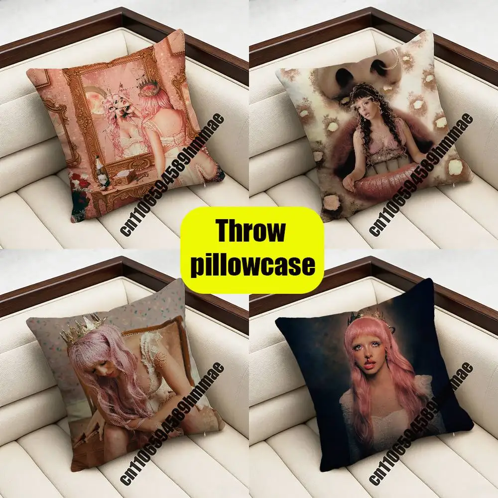 For 45x45cm 35x35cm Square Bedroom Custom Pillowcase Cushion Cover M-Melanie M-Martinez Hades Throw Pillow Case