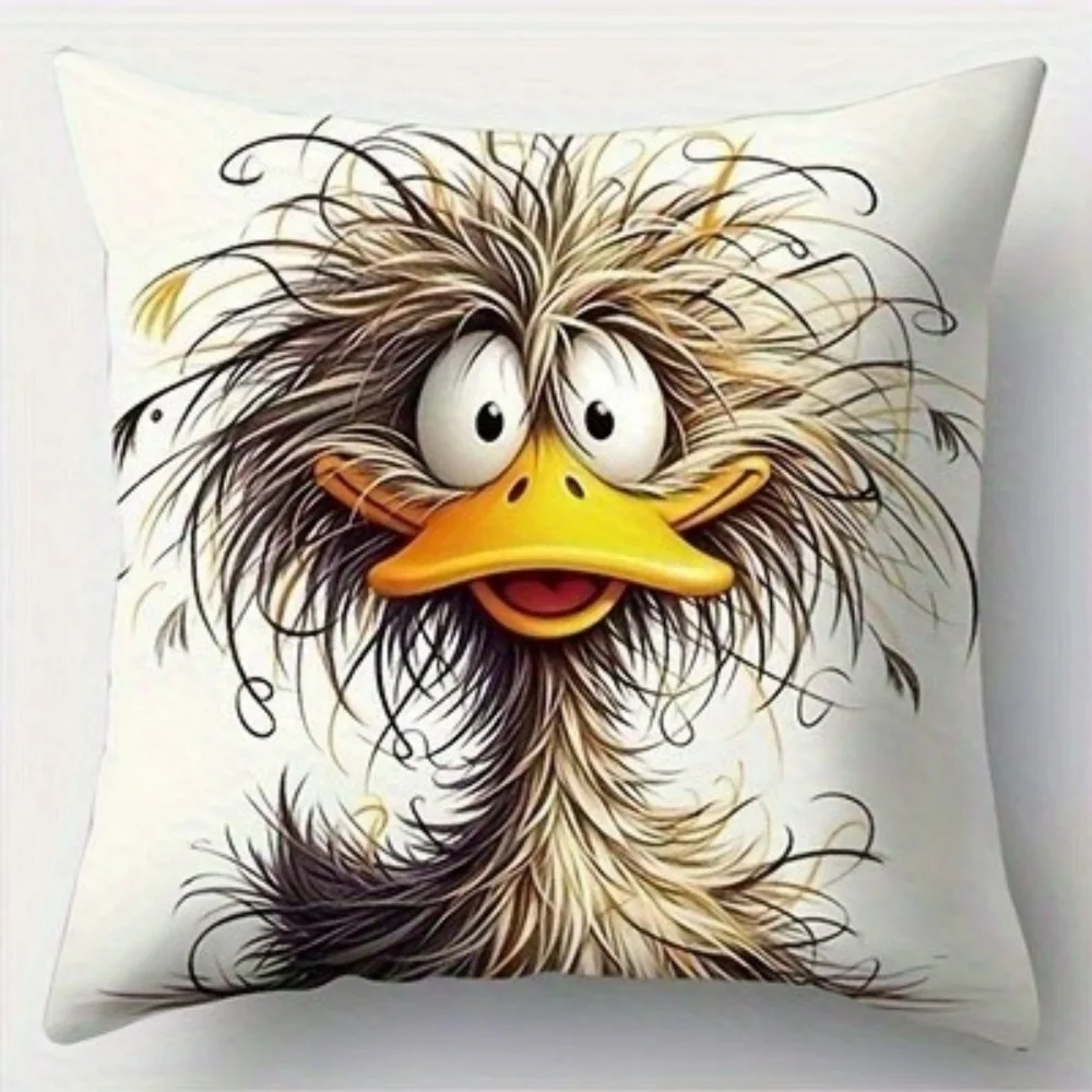 

Наволочка с милым животным в комплекте, чехол для подушки для дивана или спальни, односторонняя печать, без наполнителя для подушки