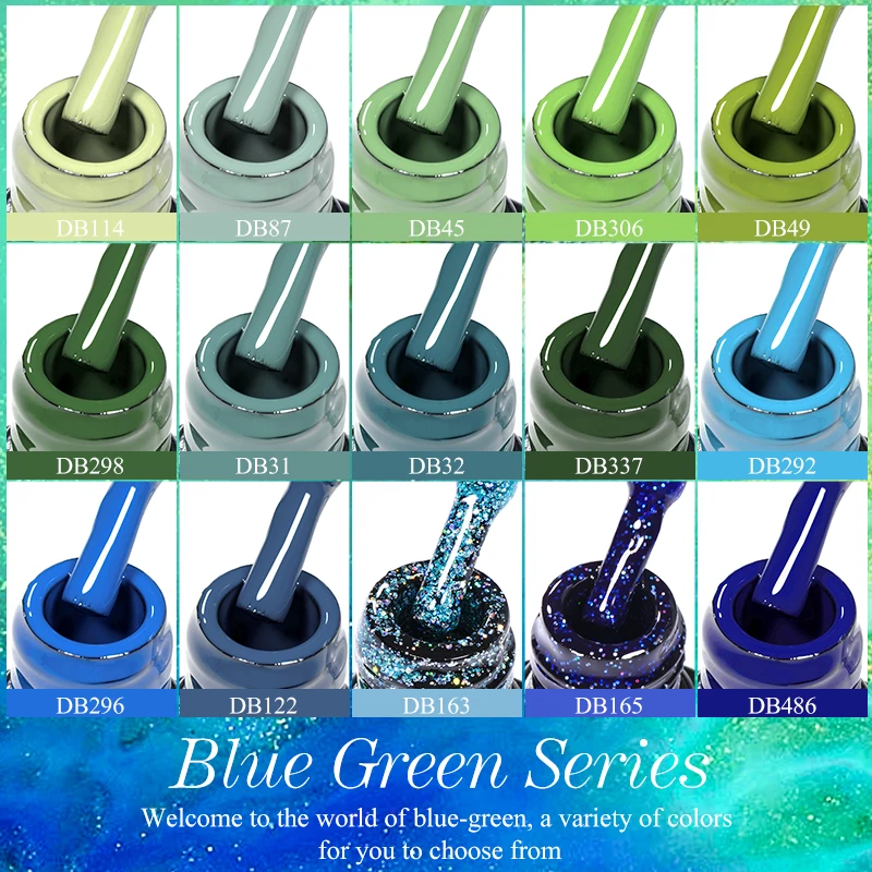 Mtssii verde blu Uv Gel smalto per unghie Top Uv Led Gel Nail Art vernice Hybrid Soak Off Gel lacca Lucky Nail Paint Gel Polish