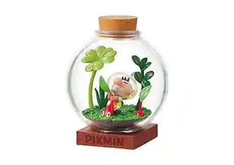 Em estoque original re-ment pikmin terrário coleção caixa cega jogo anime mini figuras brinquedos doces presentes para fãs crianças brinquedos