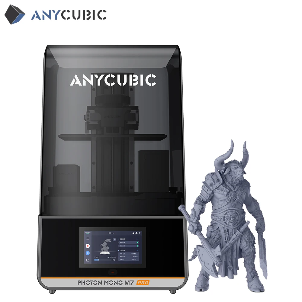 Anycubic Photon Mono M7 Pro 10.1 inch 14K High-Precision LCD Resin 3D printer Speed Up to 170mm/h Printing Size 223*126*230mm