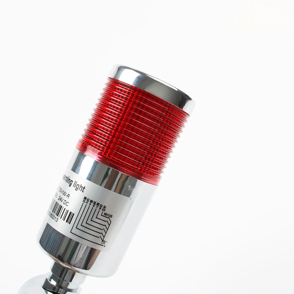 12V 24V lampada Stack di sicurezza rosso verde LED industriale torre luce di segnalazione LTA Sliver indicatore luminoso sempre luce comune-anodo