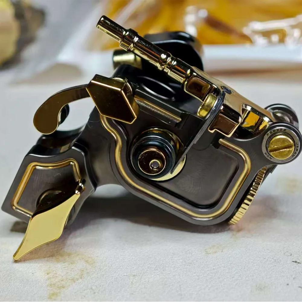 

V6 Rotary Tattoo Machine Adjustable Stroke 2.5-5.0mm Powerful Motor V64 Shrapnel tattoo Machine Gun