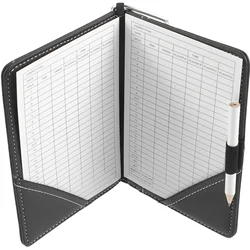 Portable Scorebook Notebook Golfs Scorecards Holder Lightweight Keeping Notepad Stylish