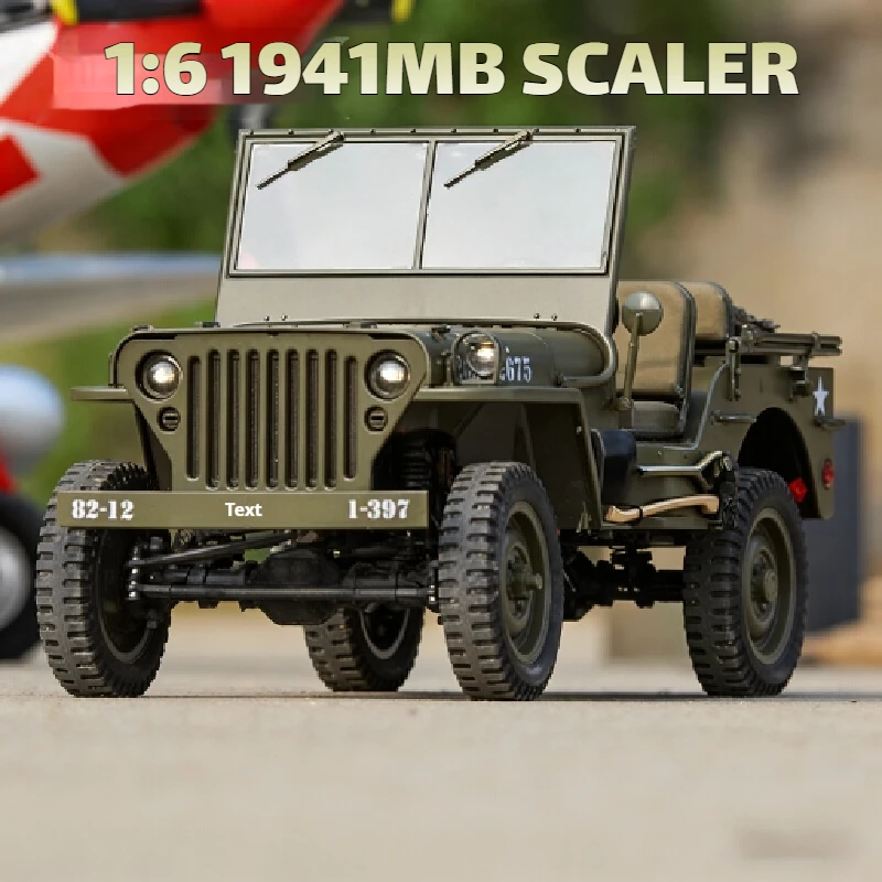 Fms1:6 Climbers Simulation Willis Super Large Professional Rc Remote Control Four-Wheel Drive Off-Road Climbing Vehicle Model