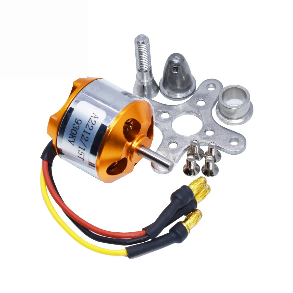 1 Uds A2212 Motor sin escobillas 930KV 1000/1400/1800/2200/2450/2700KV para avión RC multicóptero